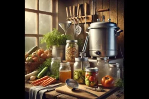 Essential tools and equipment for canning vegetable soup