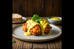 Churu Chicken Amarillo served with bread