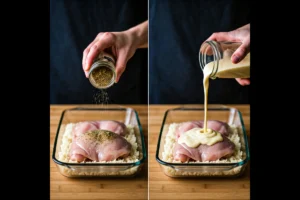 Step-by-step preparation of Forgotten Chicken Recipe